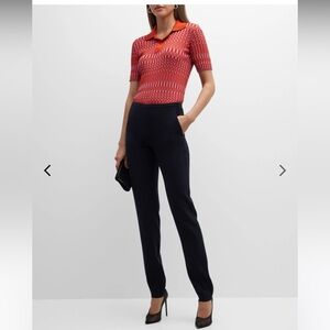 NWT Armani Straight Leg Trouser in Navy